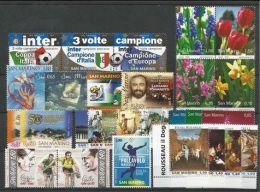 SAN MARINO - 2010 - Annata Completa - 28 Valori - Year Complete ** MNH/VF - Komplette Jahrgänge