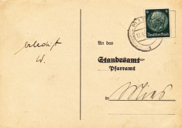 K9636 - Germany / Sudetenland (1940) Mies (postcard); Tariff: 6 Pf. - Région Des Sudètes