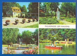 Deutschland; Falkensee Nauen; Multibildkarte Mit Gaststätte Seeblick - Falkensee