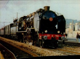 14e SALON DE LA CARTE POSTALE  MAROMME 1997..LE PACIFIC 231 EN GARE     ..CPM - Collector Fairs & Bourses