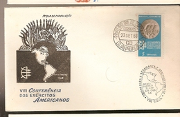 Brazil & FDC VIII Pan American Conference Of Armies, Guanabara 1968 (866) - FDC