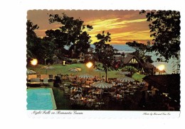 Cpm - GUAM - Night Falls On Romantic Guam - Hôtel Nuit Piscine Terrasse - 1979 - Guam