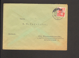 Fr.Zone Rheinl.Pf. 24 Pfg. Mi.Nr.8 Auf Fernbrief Aus Pirmasens 2von 1947 - Andere & Zonder Classificatie