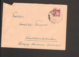 Fr.Zone Rheinl.Pf. 20 Pfg. Mi.Nr.38 Auf Fernbrief Aus Schifferstadt Von 1949 Mit Ortswerbestempel - Other & Unclassified
