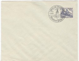 GERMANY Cover With Olympic Stamp And Olympic Cancel Berlin Treptow D Of 9.8.36 Rowing Stamp - Sommer 1936: Berlin