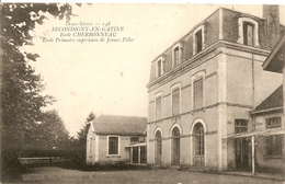 Cpa Secndigny Ecole Cherbonneau - Secondigny