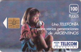 Argentina, Card Number 004, As On Photos, Girl, 2 Scans.2 - Argentina