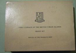 British Virgin Island 1973 Proof Coin Set First Coinage In Original Box - Jungferninseln, Britische