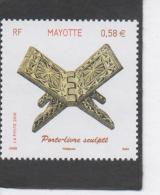 MAYOTTE - Artisanat - Porte-livre Sculpté - Bois - - Unused Stamps