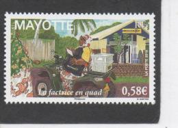 MAYOTTE - Poste - Factrice En Quad ,distribuant Le Courrier - - Unused Stamps