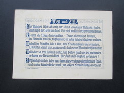 AK / Spruchkarte 1934 August Kottonau. Weg Und Ziel. Glaube / Religion. Institut Für Psycho - Graphol. Forschung Schweiz - Autres & Non Classés