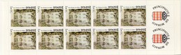 3 CARNETS 10 TIMBRES MONACO N°6, 7,8 # 1990 1992# VIEUX MONACO AQUARELLE ROSTICHER # VENDU A LA VALEUR FACIALE - Carnets