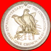 * GREAT BRITAIN: ISLE OF MAN ★ 1 CROWN 1953-1978 FALCONS BU!  LOW START ★ NO RESERVE! - Isla Man