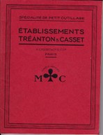 CATALOGUE DE PETIT OUTILLAGE-ETS TREANTON ET CASSET-PARIS-1930-40-envoi Gratuit - Materiaal En Toebehoren