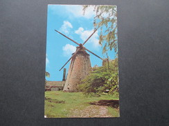 AK 1966 Barbados, West Indies. Mill At Morgan Lewis, St. Andrew. Windmühle. Air Mail - 1960-1981 Ministerial Government