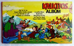 RARE ALBUM DE TRANFERTS KALKITOS 1978 9 Fonds - YOGI - PIERRAFEU - FOUS DU VOLANT - ROQUET BELLES OREILLES - MOMO ... - Autocolantes