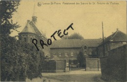 Sint-Pieters-Leeuw : Pensionnat Des Soeurs De St Antoine De Padue( Gescheven Kaart Met Zegel ) - Sint-Pieters-Leeuw