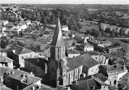 87-ROCHECHOUART- VUE DU CIEL , L'EGLISE - Rochechouart