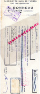 87 - ST SAINT JUNIEN- TRAITE  A. BONNEAU - FABRIQUE PAPIERS SACS - PAPETERIE -1962 - Druck & Papierwaren