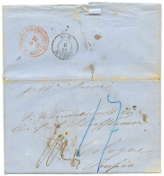 URUGUAY : SEEBRIEF PER ENGLAND AACHEN + "Steamer PRINCE" On Reverse Of Entire Letter To GERMANY. Vf. - Uruguay