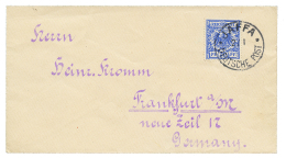 PALESTINE - MITLAUFER : 1899 GERMANY 20pf(v48d) Canc. JAFFA (Year Omitted) On Envelope To GERMANY. Scarce. Superb. - Palestine