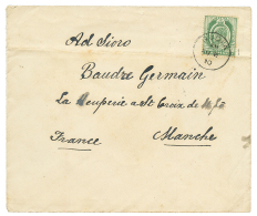 MALTA - GUDIA : 1910 1/2p Canc. GUDIA On Envelope To FRANCE. Very Rare Post Office. BPA Certificate(1988). Vf. - Malte