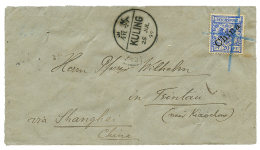 1899 GERMAN CHINA 20pf Pen Cancel + Chinese KULING On Envelope (opened For Display) To KIAUTSCHOU. Verso, KIAUKIANG + SH - Other & Unclassified