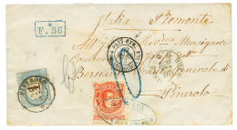 ARGENTINA : 1873 ARGENTINA 5c Canc. By Blue Cachet ESTAFETA DE VILACOLON (scarce) + F./56 + "10" Tax Marking + Rare Entr - Altri & Non Classificati