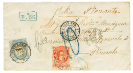 ARGENTINA : 1873 ARGENTINA 5c Canc. By Blue Cachet ESTAFETA DE VILACOLON (scarce) + F./56 + "10" Tax Marking + Rare Entr - Autres & Non Classés