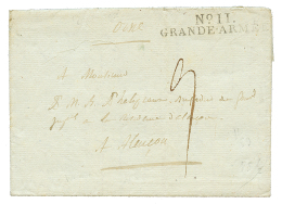 RUSSIA - GRANDE ARMEE : (1812) N°11 GRANDE ARMEE On Entire Letter From VILNA To FRANCE. Very Rare Letter During The - Altri & Non Classificati