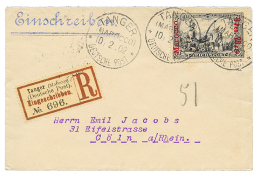 1902 3 Pes 75c On 3 MARK Canc. TANGER On REGISTERED Envelope To GERMANY. Vvf. - Otros & Sin Clasificación