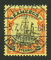 25pf Canc. KRIBI KAMERUN (n°2a Mit Stundenangabe). ARGE = 600 Euros. Superb. - Otros & Sin Clasificación