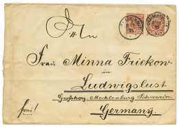 VORLAUFER 50pf(v50)x2 Canc. OTJIMBINGUE On Envelope From DAMARALAND To GERMANY. Vvf. - Autres & Non Classés