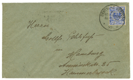 VORLAUFER 1895 20pf Canc. SEEPOST AFRIKANISCHE HAUPTLINIE E On Envelope From "S.M.S NEAPEL" To HAMBURG. Verso, DURBAN NA - Autres & Non Classés