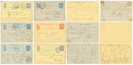 BELGIAN CONGO : 1893/97 Lot 14 POSTAL STATIONERY Used. 1 Certificate. Vf. - Other & Unclassified