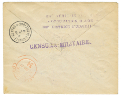 1917 40c Canc. KIGOMA On Registered Envelope From KASSULU To BAAR LE DUC(HOLLAND). Verso, CENSURE MILITAIRE + EST AFRICA - Otros & Sin Clasificación