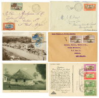 WALLIS : Lot De 5 Lettres + 1 Carte Postale Neuve. TTB. - Other & Unclassified