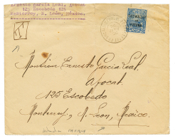 WALLIS Pour Le MEXIQUE : 1926 50c(pd) Obl. WALLIS Sur Enveloppe Pour LE MEXIQUE. RARE. TB. - Other & Unclassified