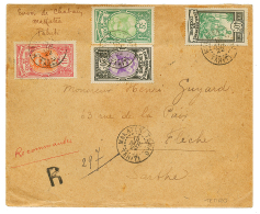 "TEMAO" : 1922 5c+ 10c+ 20c+ 40c Obl. MAKATEA-TEMAO (rare) Sur Enveloppe RECOM. Pour La FRANCE. TB. - Altri & Non Classificati