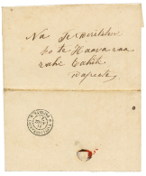 1871 Lettre Locale (ss Texte)de PAPEETE TAHITI. Verso, Superbe Cachet TAITI(OCEANIE) PAPEETE. TTB. - Altri & Non Classificati