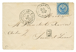 MAYOTTE : 1868 20c AIGLE + CORR. D'ARMEES MAYOTTE Sur Enveloppe Pour La FRANCE. RARE. TTB. - Otros & Sin Clasificación
