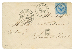 MAYOTTE : 1868 20c AIGLE + CORR. D'ARMEES MAYOTTE Sur Enveloppe Pour La FRANCE. RARE. TTB. - Autres & Non Classés