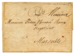 "MAROC - PRECURSEUR" : 1754 Lettre Avec Texte De SALE (MAROC) Pour MARSEILLE. Les Courriers En Provenance Du MAROC Sot T - Autres & Non Classés