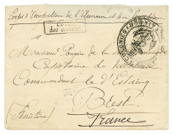 1886 Cachet Encadré CORR. DES ARMEES + "CORPS OCC. ANNAM & TONKIN" Sur Env. Pour La FRANCE. TTB. - Otros & Sin Clasificación