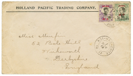 CHINE - HOI-HAO : 1919 5c + 20c Obl. HOI-HAO-CHINE Sur Enveloppe Commerciale Pour L'ANGLETERRE. Rare Sur Courrier NON PH - Other & Unclassified