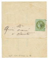 1871 1c BORDEAUX(n°39) TB Margé Obl. Sur IMPRIME Complet Daté "SAINTES 23 Janvier 1871". RARE. Cote Du - Autres & Non Classés