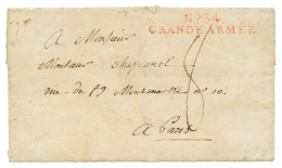 1807 N°34 GRANDE ARMEE Rpoge Sur Lettre Avec Texte Daté "NEPKAU" Pour PARIS. Superbe Qualité. - Other & Unclassified