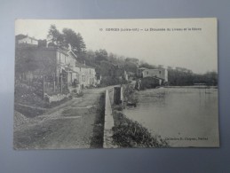 CPA 44 GORGES CHAUSSÉE DU LIVEAU ET LA SÈVRE - Gorges