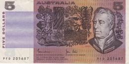 (B0044) AUSTRALIA, 1983 (ND). 5 Dollars. P-44d. VF - 1974-94 Australia Reserve Bank (paper Notes)