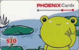 Singapore Phonecard Frog Frosch - Pintura